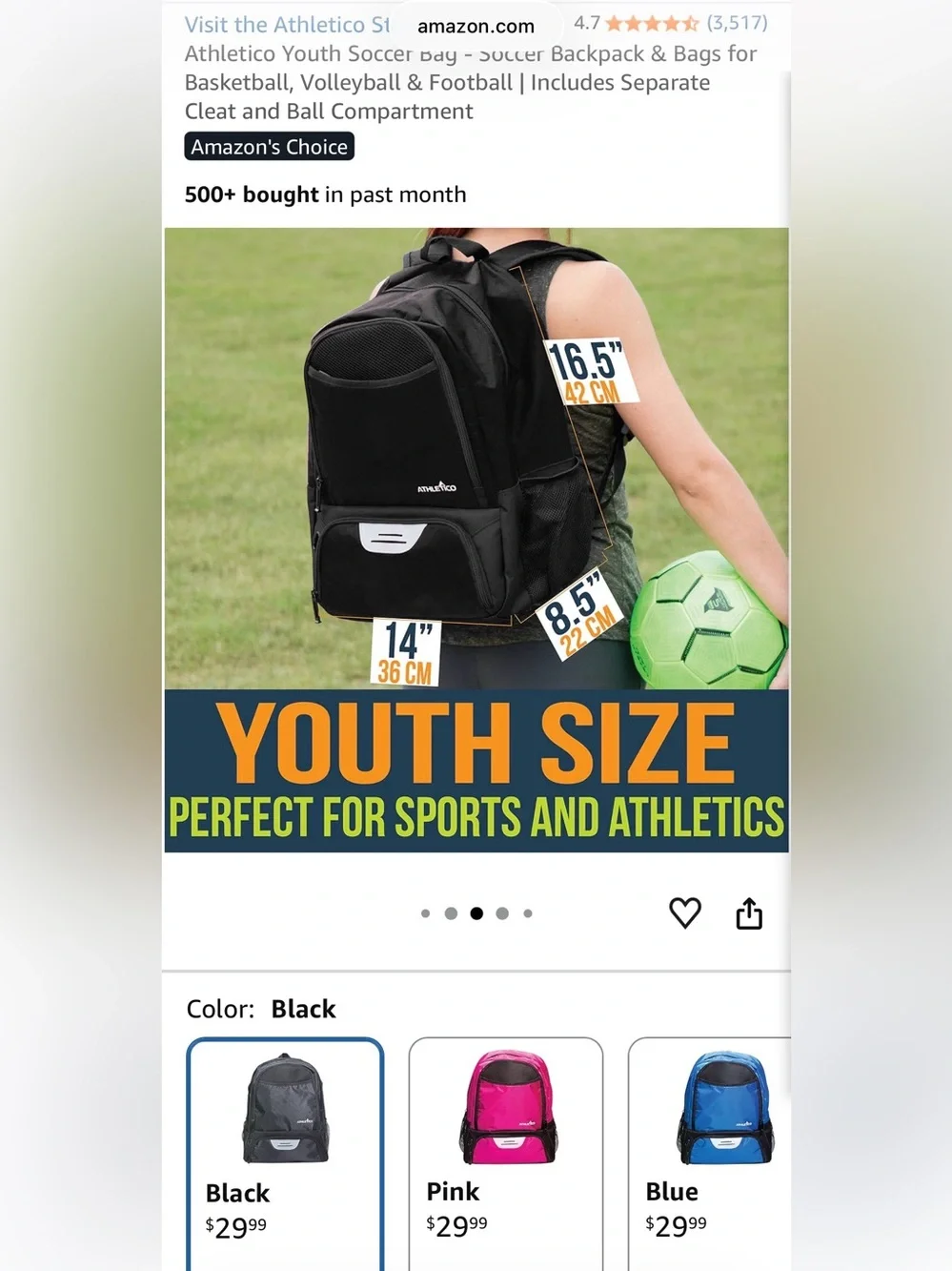Athletico black sports